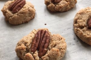 Salted Caramel Pecan Cookies